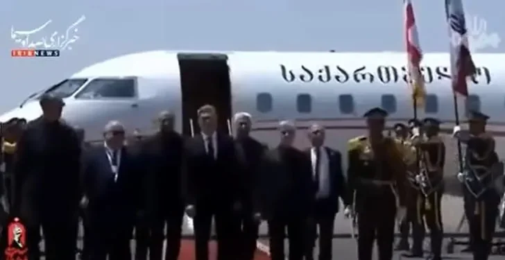 Georgian President Mikheil Kavelashvili arrives in Iran for Khamenei funeral