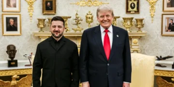 Trump says meeting with Zelensky “went very well”