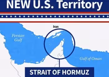 Trump posts Strait of Hormuz map labeled ‘New US Territory’