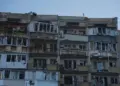 A damaged building. Photo: State Emergency Service of Ukraine