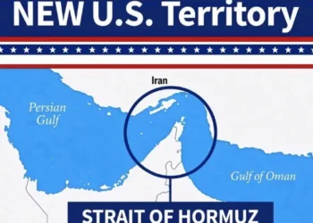 Trump posts Strait of Hormuz map labeled ‘New US Territory’