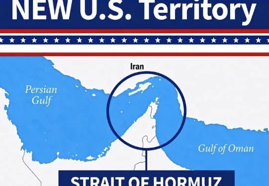 Trump posts Strait of Hormuz map labeled ‘New US Territory’