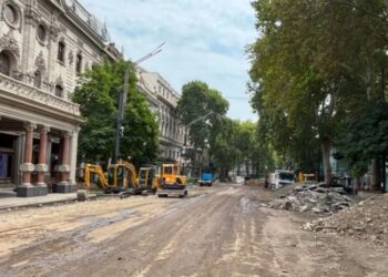 Tbilisi City Hall adds GEL 7.8 million to Rustaveli Avenue rehabilitation project