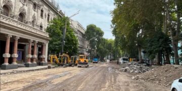 Tbilisi City Hall adds GEL 7.8 million to Rustaveli Avenue rehabilitation project